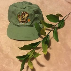 A green hat